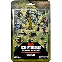 D&D Idols of the Realms: Scales & Tails - Snake Den - 2D Set