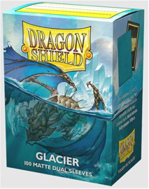 Dragon Shield Standard Matte Dual Sleeves - Glacier (100 Sleeves)