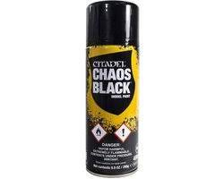 chaos black spray can
