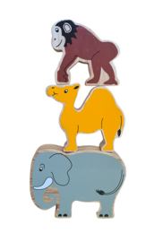 Fair Trade Houten Wilde Dieren - voordeelset