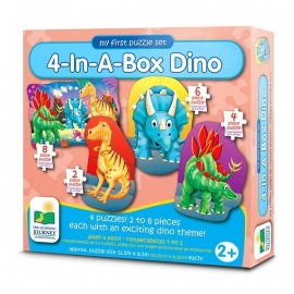 4-in-1 Puzzel Dino's