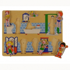 Houten Badkamer Puzzel