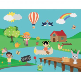 Achtergrond Stickers Seizoenen