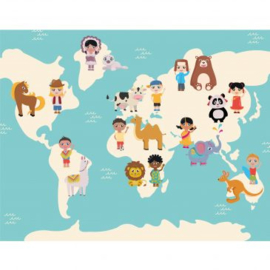 240 Wereldkinderen Stickers