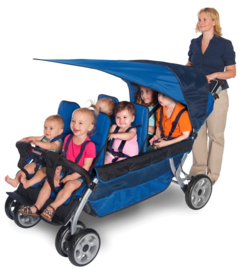 Super Stroller voor 6