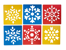 Sjablonen Sneeuwvlok
