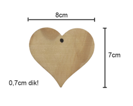 Houten Hart XL