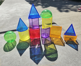 3D Geo Vormen Transparant