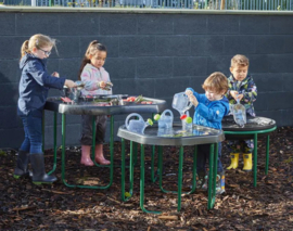 Tuff Tray met Verstelbaar Onderstel