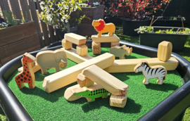Tuff Tray met Verstelbaar Onderstel