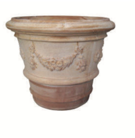 Pot | Toscaans Vaso con Festone 'Terra'