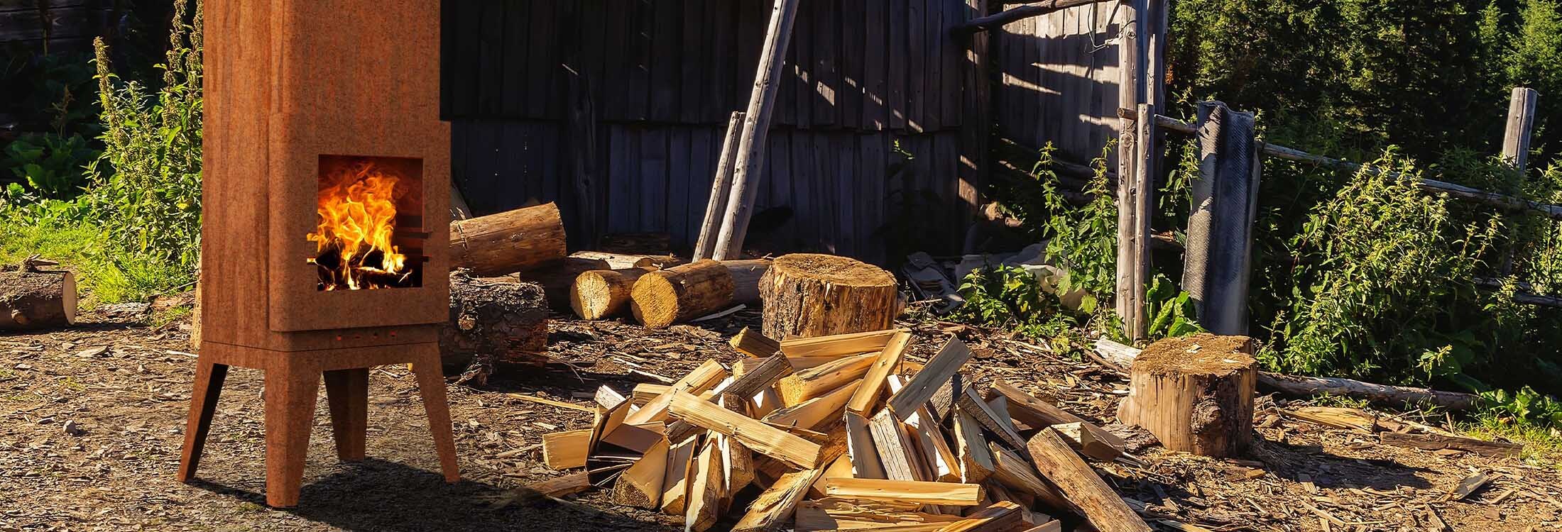 STUDIO BUITEN: Terrashaarden en tuinkachels