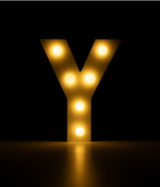 light letter  Y