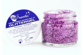 Glittergel lavender