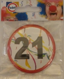 Button 21 jaar