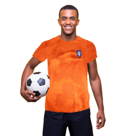 T-shirt voetbal oranje. alleen verkrijbaar in de winkel