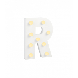 light letter R