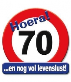 Huldeschild 70 jaar