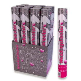 Confetti Shooter 40 cm wit