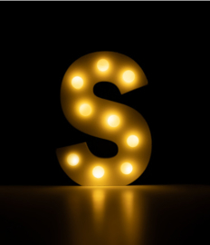 light letter S