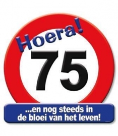 Huldeschild 75 jaar