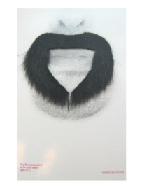 Snor macho zwart