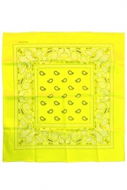 Zakdoek/bandana geel