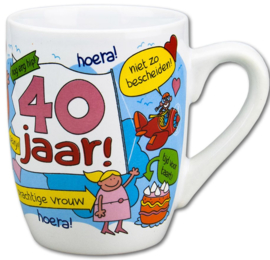 Beker-Mok 40 jaar vrouw