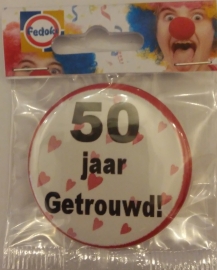 Button 50 jaar getrouwd