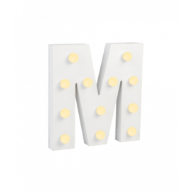 light letter M