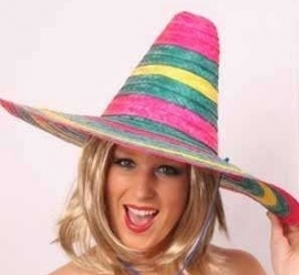 Sombrero gekleurd