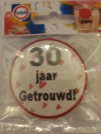 Button 30 jaar getrouwd