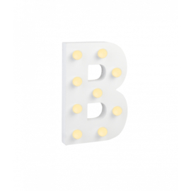 light letter B