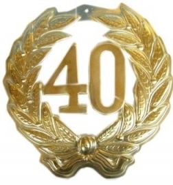 Huldekrans 40 Goud