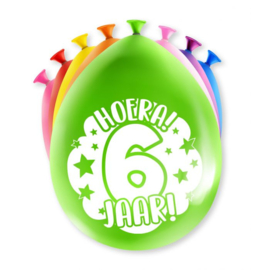 Leeftijd ballonnen 6 jaar