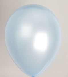 Ballon Lichtblauw parelmoer