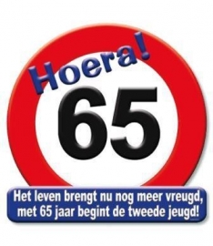 Huldeschild 65 jaar