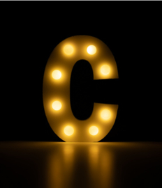 light letter C