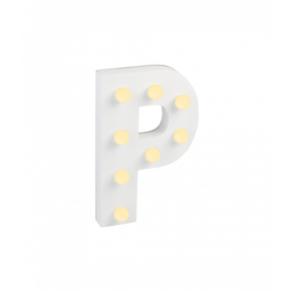 light letter P