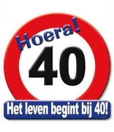 Huldeschild 40 jaar