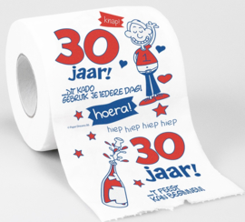 WC rol 30 jaar man