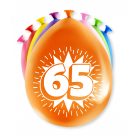 Leeftijd ballonnen 65 jaar