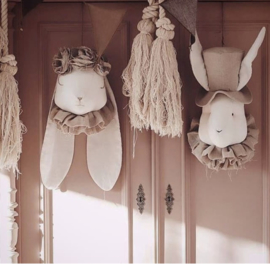 Dierenkop magical rabbit beige hat, Love Me Decoration