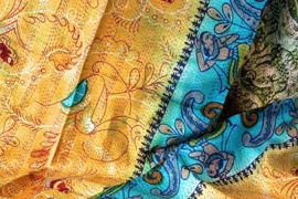 Sjaal kantha silk Mara