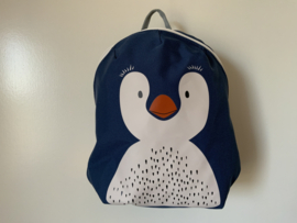 Tiny Backpack Penguin Blue