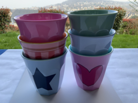 6 delige Melamine bekers Rice, medium