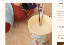 Rice kinderbestekset, RVS, Aap en Beer