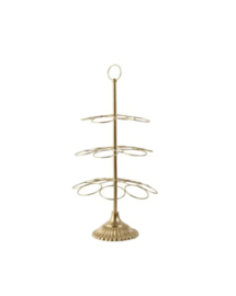 Small Metal Cup Holder- Gold