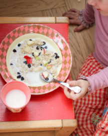 Rice kinderbestekset, Hond en Eenhoorn, RVS.