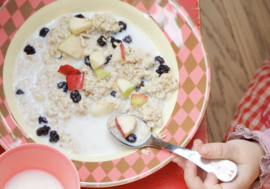 Rice kinderbestekset, Hond en Eenhoorn, RVS.